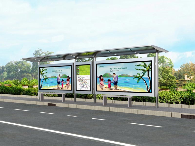 不銹鋼公交候車(chē)亭